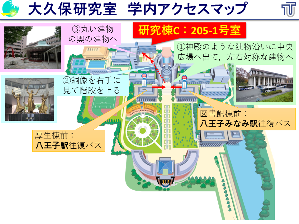 学内アクセスマップ 